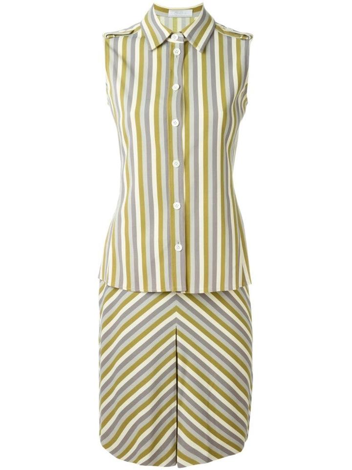 Prada Pre-owned Blouse And Skirt Suit - Green