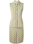 Prada Pre-owned Blouse And Skirt Suit - Green