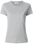 Maison Kitsuné Logo Chest Pocket T-shirt - Grey