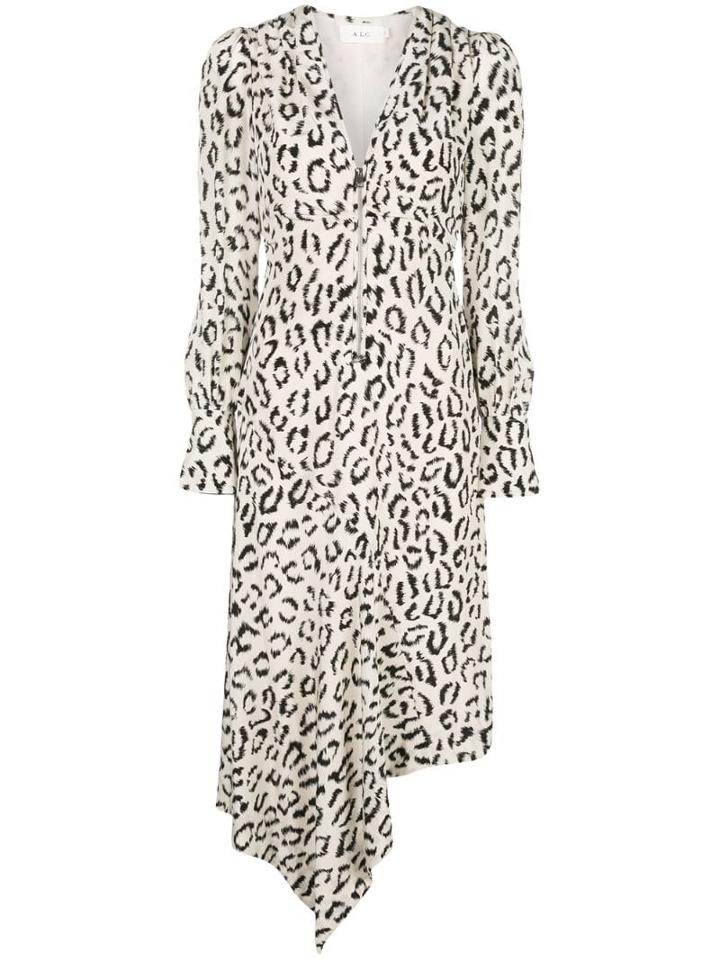 A.l.c. Animal Print Dress - White