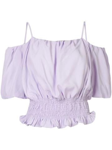 Ports Pure Off-the-shoulder Blouse - Purple
