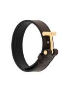 Tom Ford 't' Fastening Bracelet - Brown