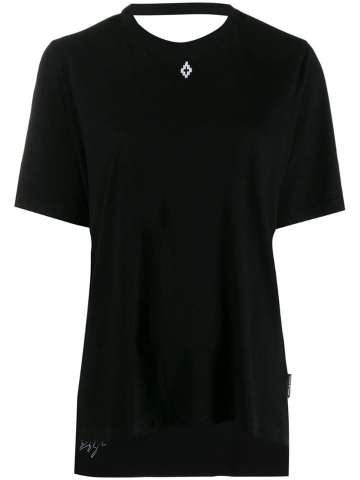 Marcelo Burlon County Of Milan Logo Loose Fit T-shirt - Black