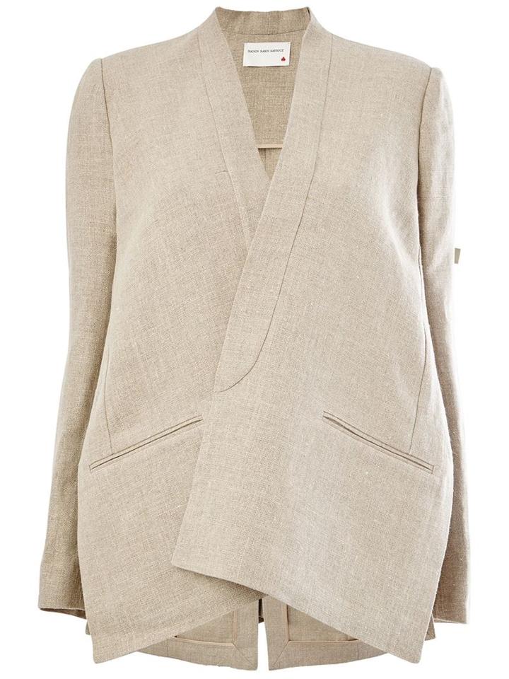 Maison Rabih Kayrouz Buttonless Blazer