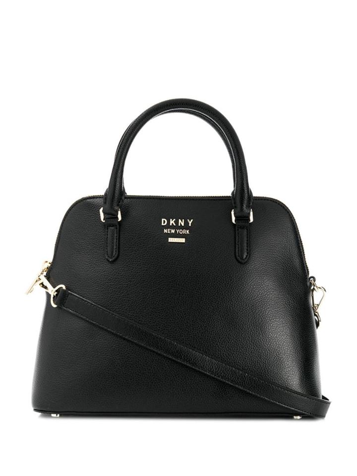 Dkny Large Whitney Dome Bag - Black
