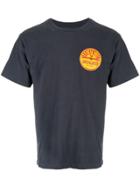 Fake Alpha Vintage Sun Record Print T-shirt - Blue