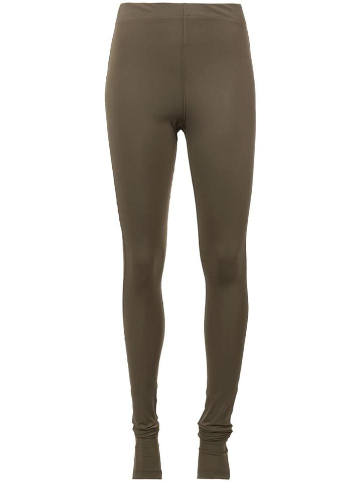 Bassike Over Foot Tights - Green