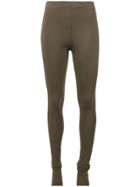 Bassike Over Foot Tights - Green