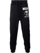 Moschino Logo Print Track Pant, Men's, Size: 48, Black, Polyester/cotton