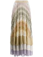 Missoni Patterned Knit Maxi Skirt - Neutrals