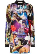 Mary Katrantzou Goya Printed Silk Mini Dress - 017 Multicoloured