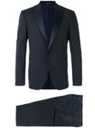 Dinner Two Piece Evening Suit, Men's, Size: 50, Blue, Cupro/virgin Wool