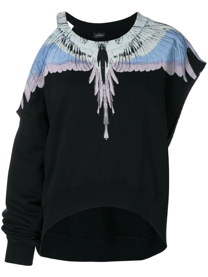 Marcelo Burlon County Of Milan Wings Crewneck Sweatshirt - Black