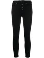 7 For All Mankind Aubrey Skinny Jeans - Black