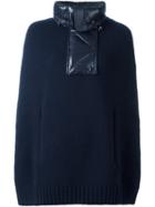 Moncler Padded Collar Knit Cape