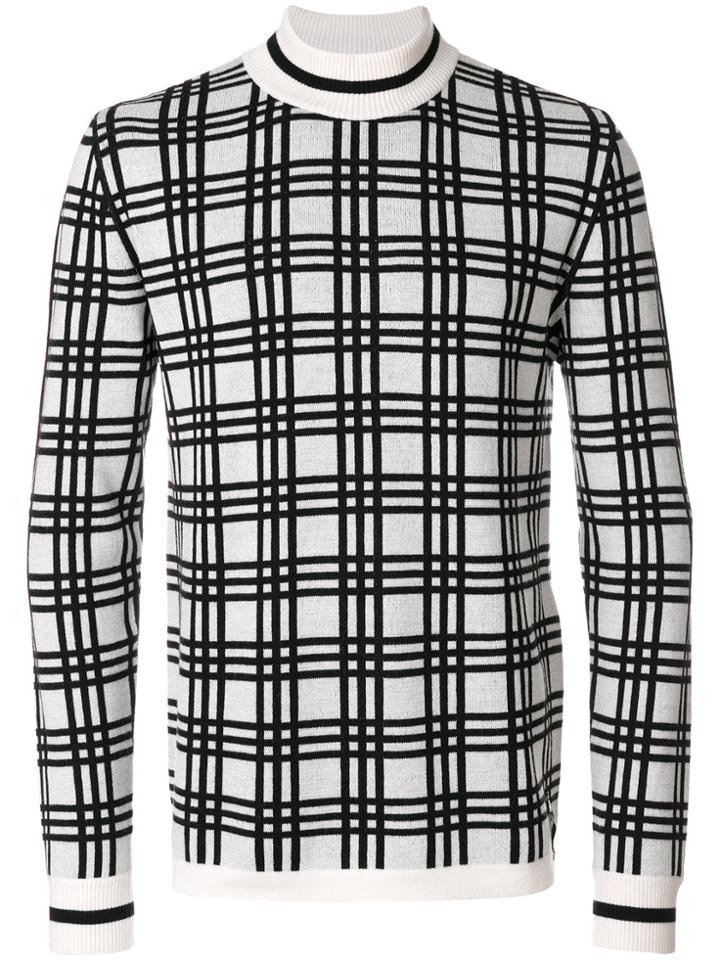 Fendi Checked Jumper - Black
