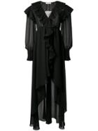 Philosophy Di Lorenzo Serafini Ruffle Crepe Dress - Black