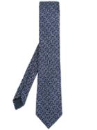 Fashion Clinic Timeless Oval Pattern Tie - Blue