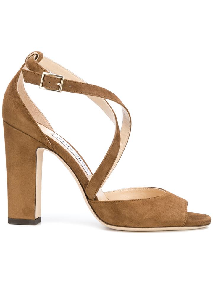 Jimmy Choo Carrie Sandals - Brown