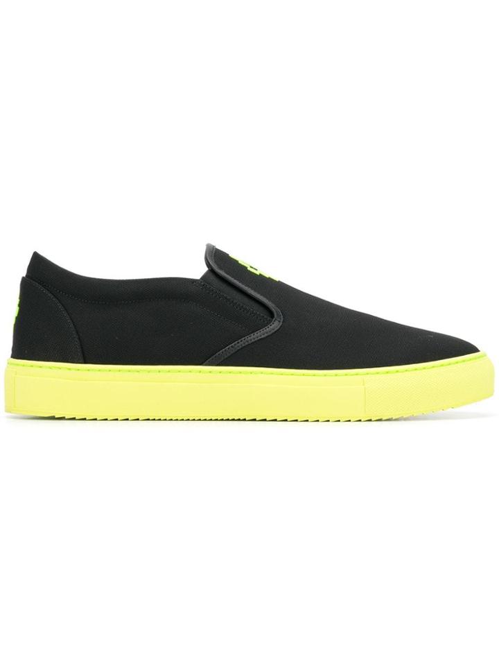 Marcelo Burlon County Of Milan Slip-on Sneakers - Black