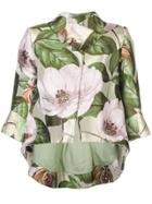 Rubin Singer Caplet Floral Metallic Jacket - Multicolour