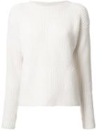 08sircus Classic Pullover Jumper, Women's, Size: 1, White, Wool
