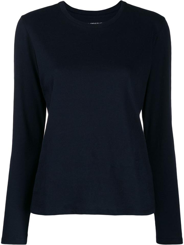 Majestic Filatures Camisa Crew-neck Jumper - Blue