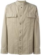 Balmain Insignia Band Collar Shirt