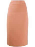 Blumarine High-waisted Pencil Skirt - Pink