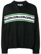 Mcq Alexander Mcqueen High Neck Logo Sweater - Black