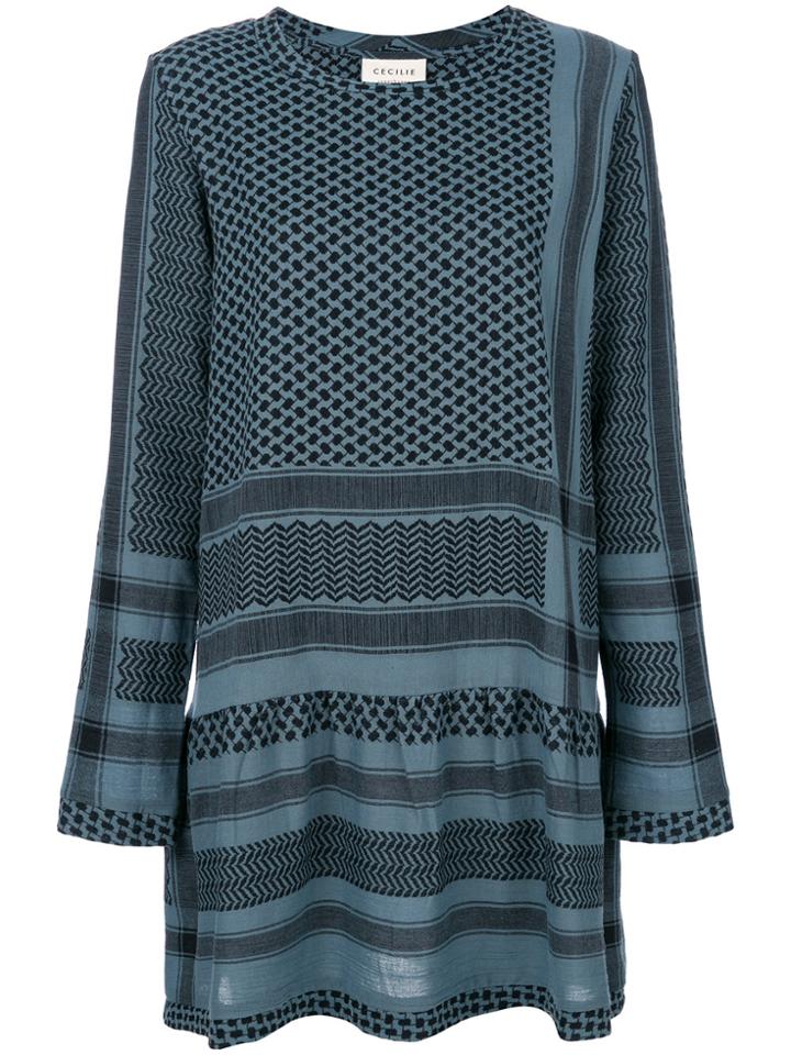 Cecilie Copenhagen Tapestry Print Dress - Green
