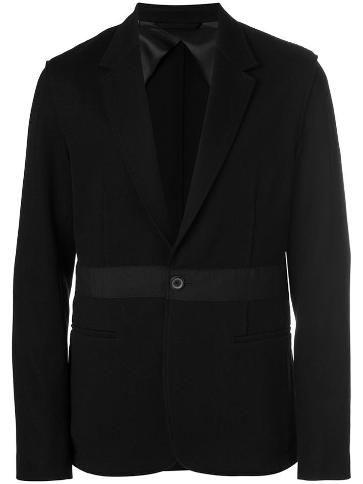 Lanvin Contrast Trim Blazer - Black