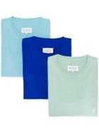 Maison Margiela Pack Of 3 Stereotype T-shirts - Multicolour