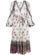 Ulla Johnson Romilly Floral Print Dress - White