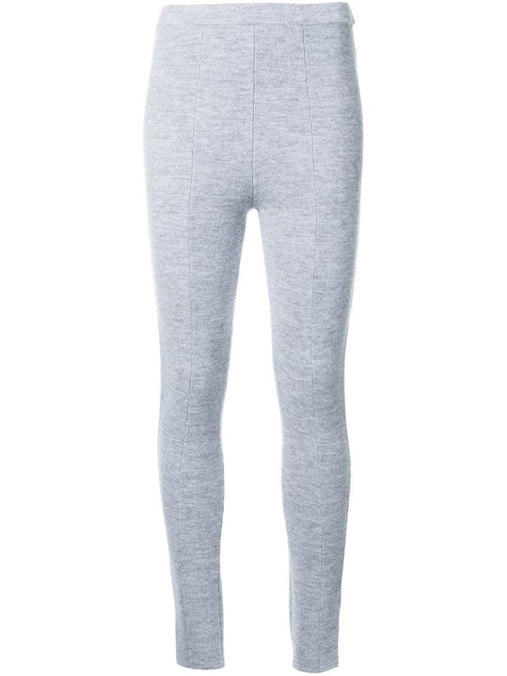 Rito High Waisted Leggings, Women's, Size: 38, Grey, Wool