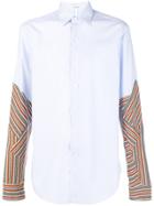 Loewe Contrasting Striped Shirt - Blue