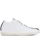 Leather Crown Bicolour Sneakers - White