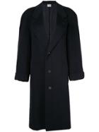 Gucci Vintage Vintage Logos Long Sleeve Coat - Blue