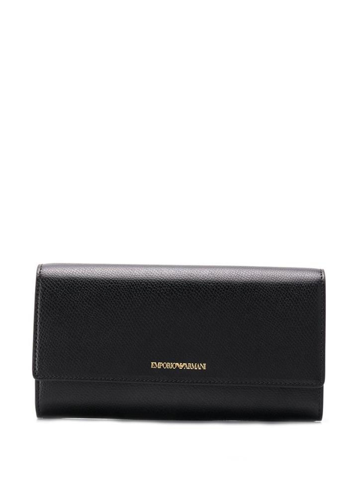 Emporio Armani Classic Long Wallet - Black