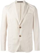 Eleventy Two Button Blazer, Men's, Size: 54, Nude/neutrals, Cotton/spandex/elastane/acetate/pbt Elite
