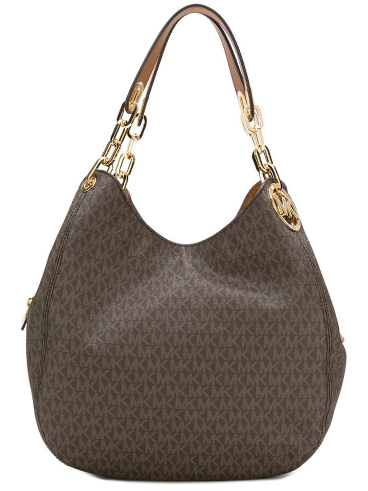Michael Michael Kors Fulton Large Shoulder Bag - Brown