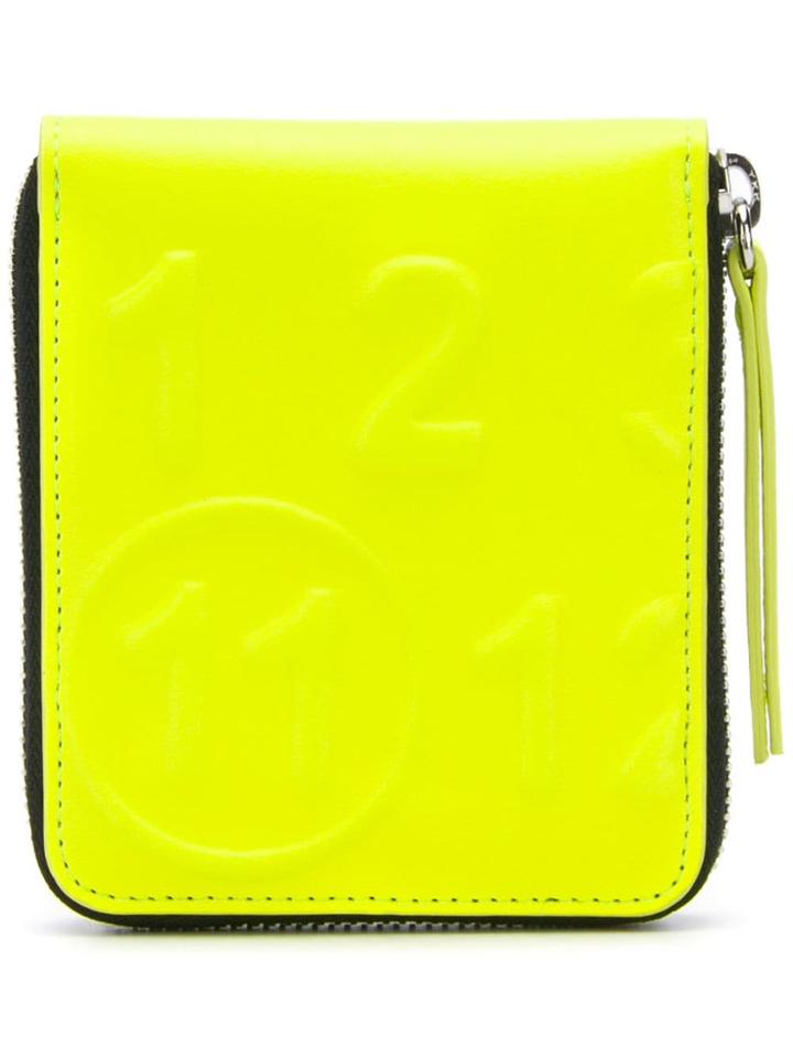 Maison Margiela Embossed Small Compagnon Wallet - Yellow