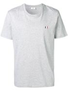 Ami Alexandre Mattiussi Logo Embroidered T-shirt - Grey