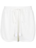 Martha Medeiros Lace Boxer Shorts - White