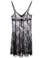 Twin-set Lace Slip Dress, Women's, Size: Xs, Black, Polyamide