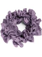 Y / Project Over-sized Ruffled Scarf, Women's, Pink/purple, Cotton
