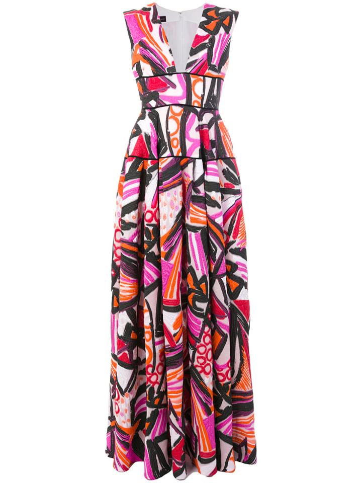 Talbot Runhof Portfire1 Dress - Multicolour