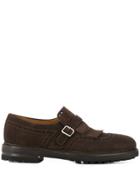 Henderson Baracco Fringed Detail Monk Shoes - Brown
