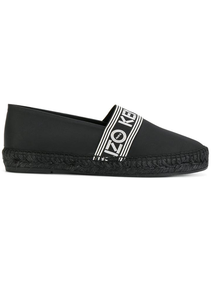 Kenzo Logo Espadrilles - Black