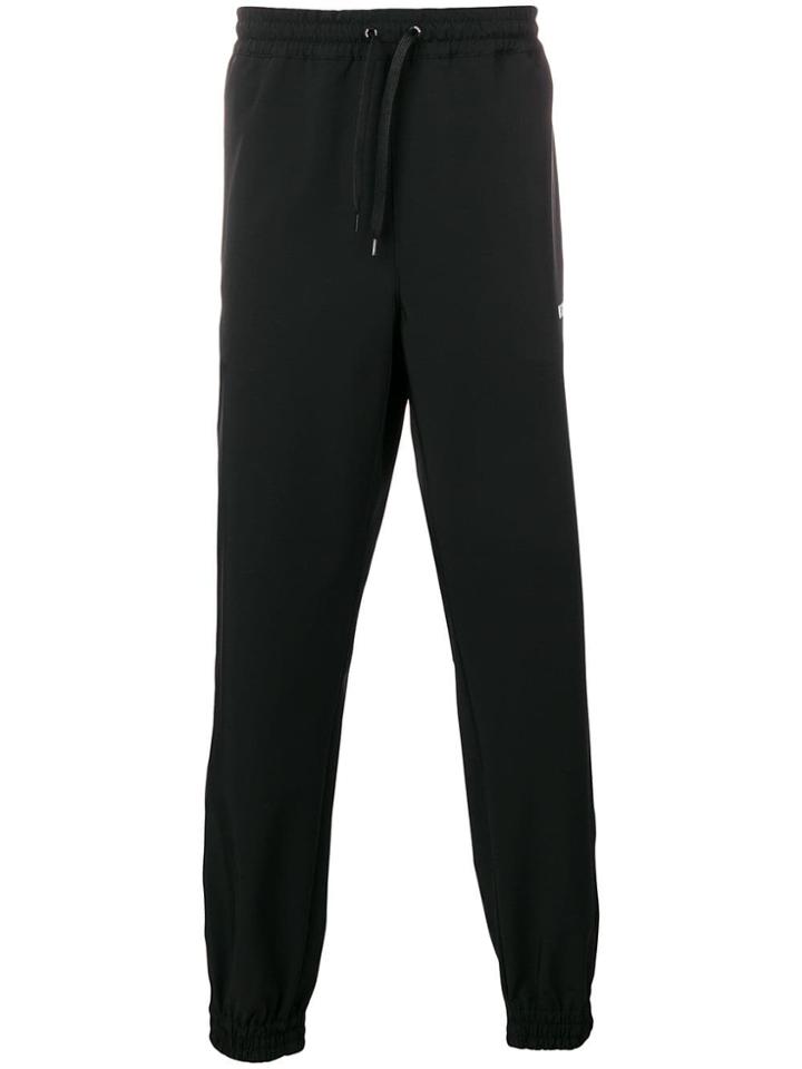 Msgm Logo Track Pants - Black
